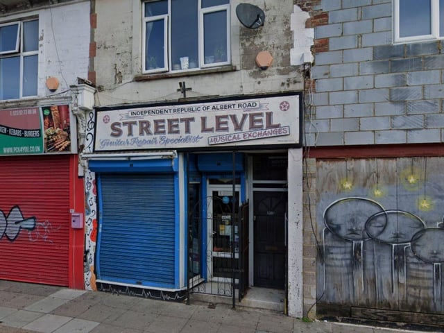 The musical instrument store on Albert Road was one of the favourite places for one of our readers to visit.