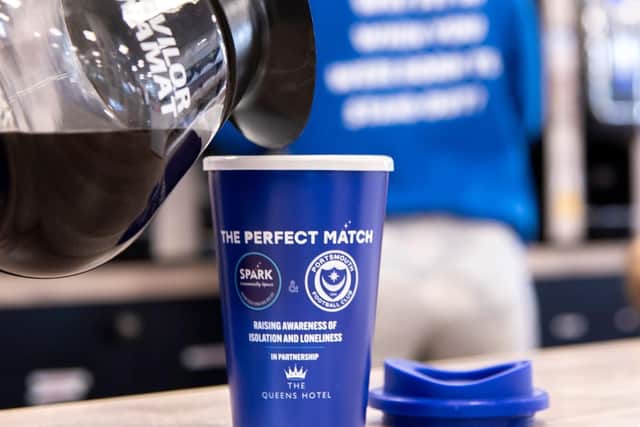 Through a £10 donation, people will be able to enjoy their own hot drink, as well as paying a cup and a hot drink forward to someone who needs it most.