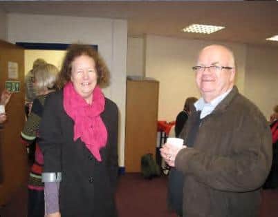 Former chairwoman of Gosport Voluntary Action, Margaret Wilkinson, left, has died. Picture: GVA
