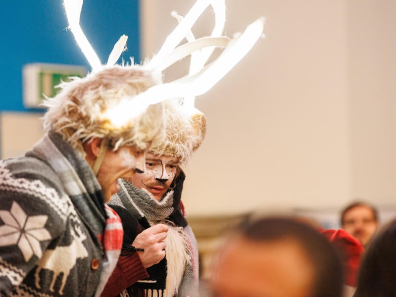 Pictured: Hundreds of people turned out for the annual Commercial Road Christmas Light Switch On which was moved to Cascades shopping centre because of storm Bert   Picture:Marcin Jedrysiak