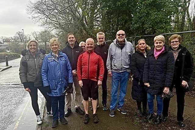 Locks Heath residents after refusal of the controversial application to build 69 homes. Image: Cllr Joanne Burton