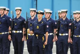 Rehearsals took place at HMS Excellent on Whale Island, Portsmouth on Friday, April 28, for the King's Coronation ceremony. 

Picture: Sarah Standing (280423-7140)