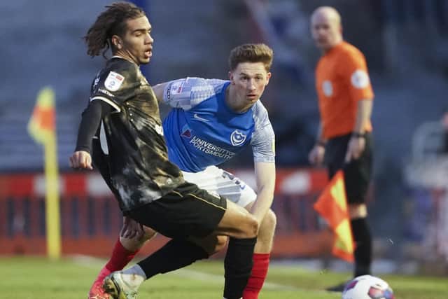 Pompey expect Denver Hume to leave during this summer's transfer window. Picture: Jason Brown/ProSportsImages