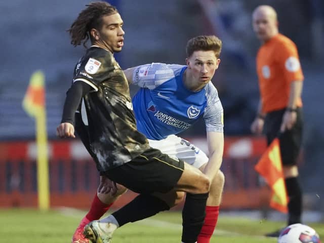 Pompey expect Denver Hume to leave during this summer's transfer window. Picture: Jason Brown/ProSportsImages