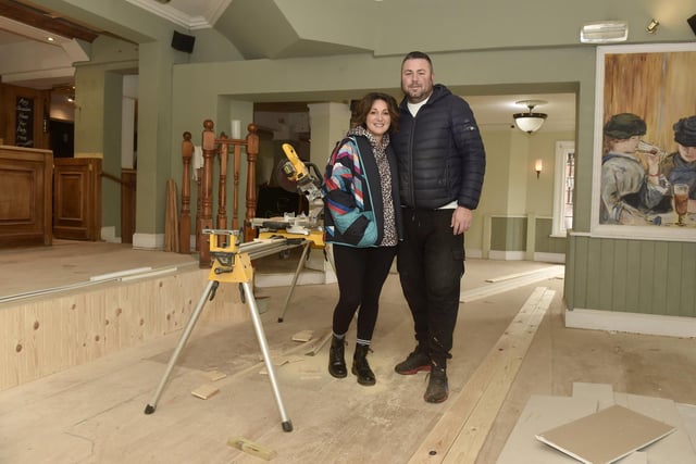 Nicola Lang (42) and her partner Mike Woods (43) are opening their cafe/bistro called Woodies in Wickham in the former Greens restaurant, mid to late March 2025.

Picture: Sarah Standing (240125-8671)