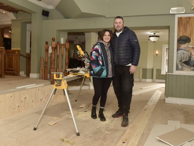 Nicola Lang (42) and her partner Mike Woods (43) are opening their cafe/bistro called Woodies in Wickham in the former Greens restaurant, mid to late March 2025.
Picture: Sarah Standing (240125-8671)