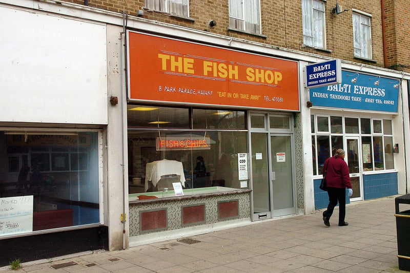 2006. The Fish Shop in Park Parade, Leigh Park. Picture: Michael Scaddan 060315-0103