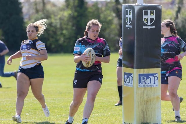 Rugby Against Cancer v Sid Street XV women's game. Picture by Whendie Backwell.