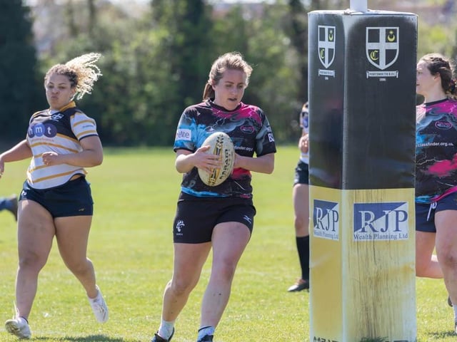 Rugby Against Cancer v Sid Street XV women's game. Picture by Whendie Backwell.