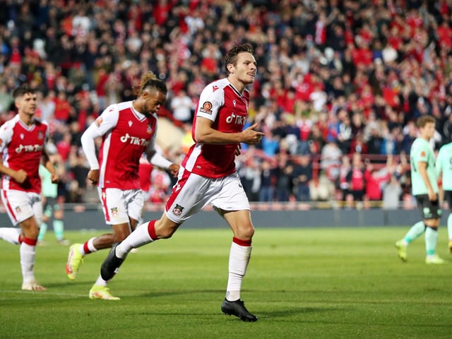 No surprise to see the 27-year-old top the National League goal charts when he chose to drop out of the league with a move to Wales from Cambridge, after taking the League Two golden boot last summer. (Photo by Lewis Storey/Getty Images)