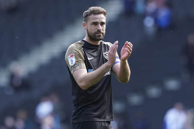 Clark Robertson has confirmed his Pompey exit.