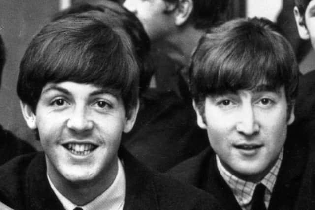 LOVE ME DO: Paul McCartney and John Lennon in 1963 Picture: Keystone/Getty Images