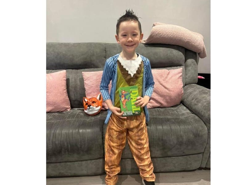 I love this Fantastic Mr Fox outfit - a really original book choice!