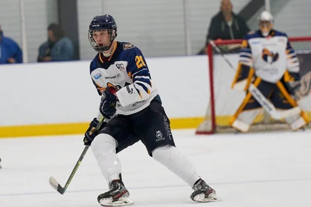Sam Cooper in action for the Romford Raiders