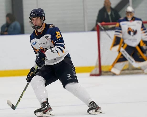 Sam Cooper in action for the Romford Raiders