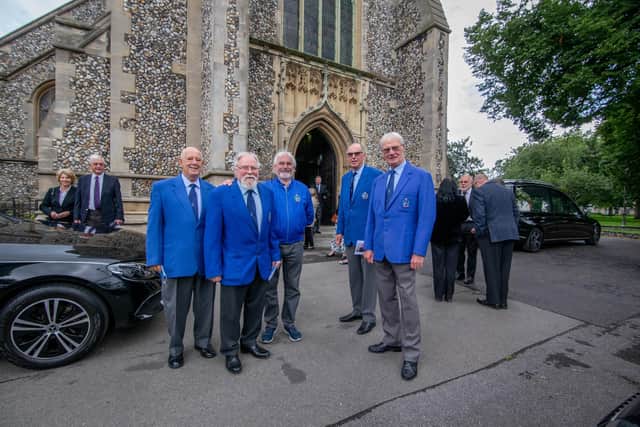 Solent Male Voice Choir outside St Mary's Church.
Picture: Habibur Rahman