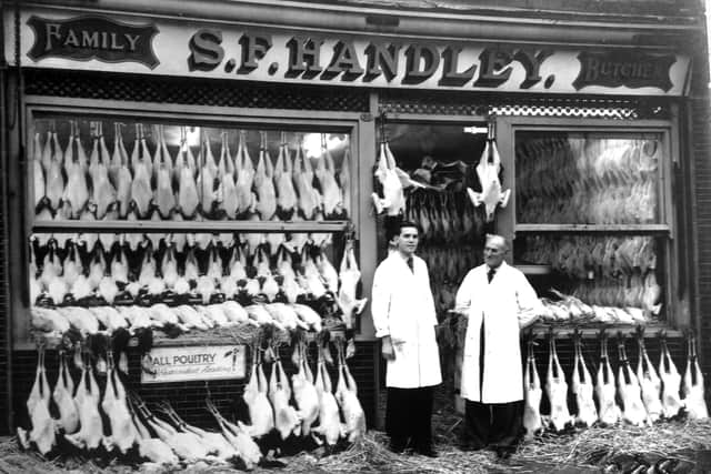 When Christmas was a nightmare for butchers with sometimes hundreds of turkeys to be dressed (gutted). Picture: Paul Gentle.