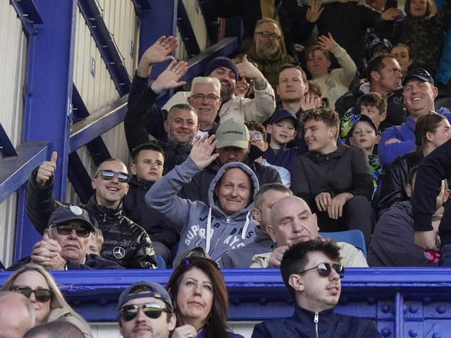 Pompey fans played a big role in carrying their team to a massive three points in their Championship survival battle against Blackburn Rovers.