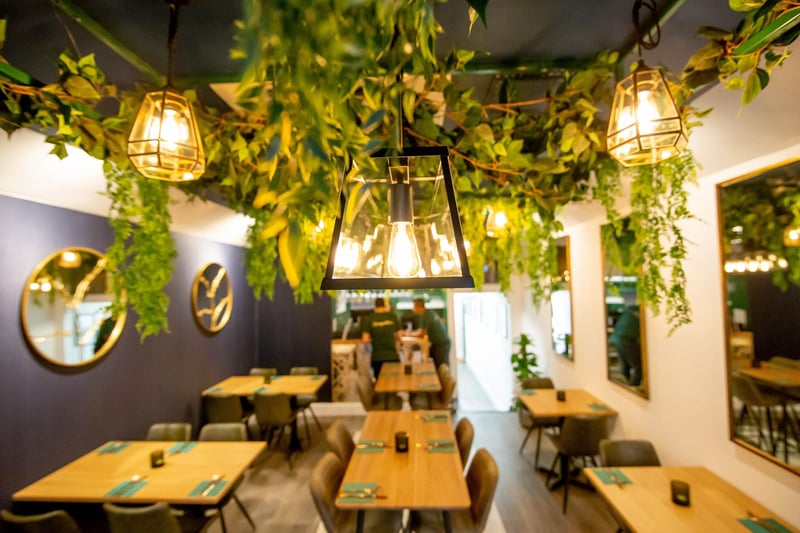 The interior decor of the Magosteen restaurant in Southsea. Picture: Habibur Rahman.