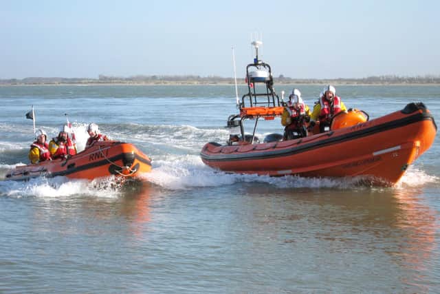 The lifeboats from Hayling.