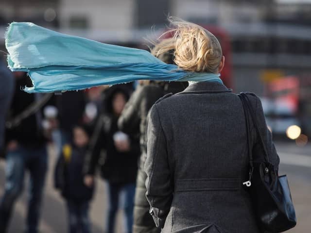 Strong winds are expected to hit the UK.