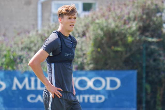 A permanent deal for Sean Raggett represents Pompey's only bit of transfer business this summer.  Picture: Habibur Rahman