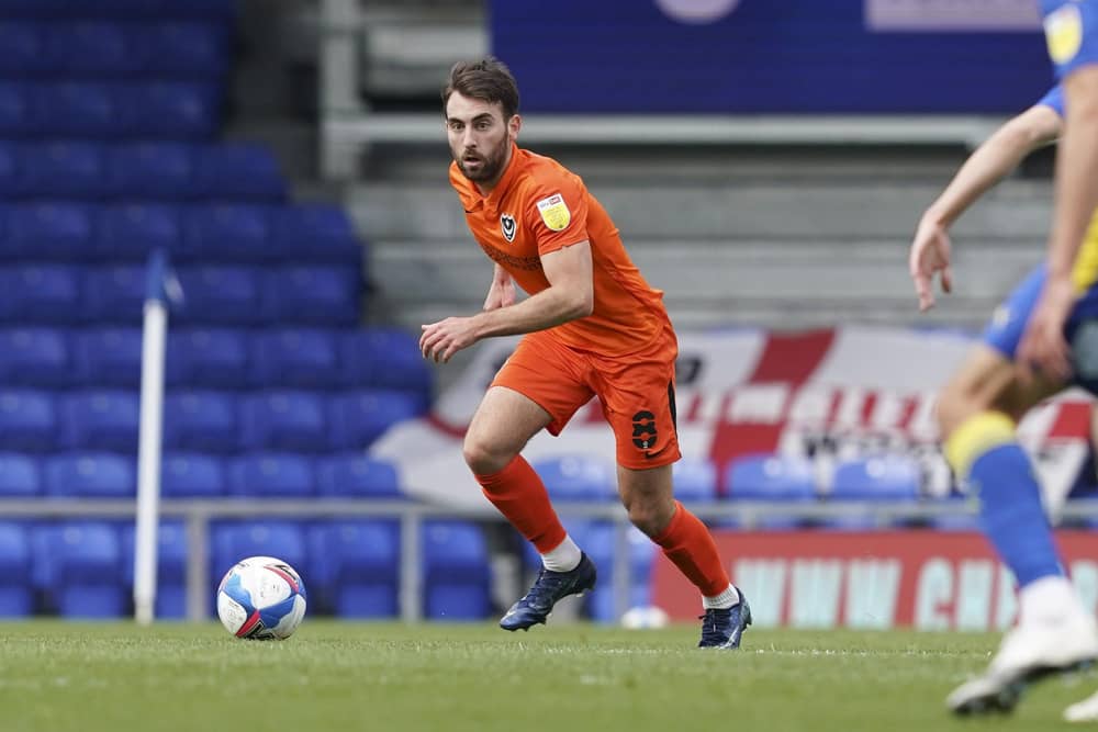 Ben Close played a key role in Pompey's 3-1 win at AFC Wimbledon.  Picture: Jason Brown.