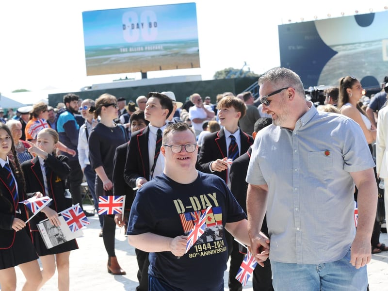 D Day 80 commemorations on Southsea Common, Southsea, on Wednesday, June 5, 2024.
Picture: Sarah Standing (050624-41)