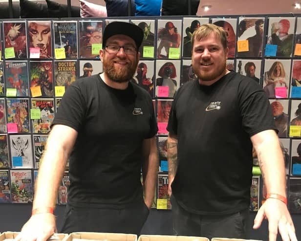 Callum Wilson and his business partner John Craddock started their online business in 2018 after they found a passion for offering comics at a reasonable price. 
The comic world also helped Callum after he left the army.