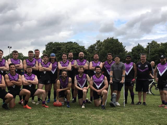 Portsmouth Pirates. Back (from left): Alex Ness, Lewis King, Dan Hussey, Jonny Branston, Sam Eastwood, Murray Hobson (c), Matt Murphy, Ryan Cook, Joe Marsh, Aaron Edwards (c), Craig Hudson, Josh Llewellyn, John Titcombe, Shashank Balasubramani, Steve Woodland, Neil Johnson. Front: Harry Horn, Tom Blewitt, Nick Vears, Lewis Welds, Dave McFawn, Chris Brennan.