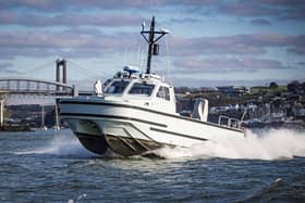 HMS Raleigh - one of the new workboats set to be serviced by UK Docks.