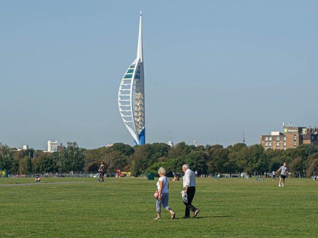 Southsea Common is a popular choice amongst dog walkers, especially in the summer.