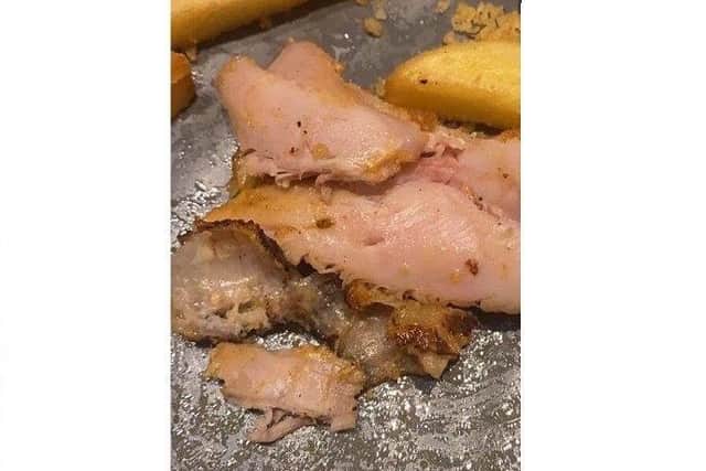 The chicken served at Nando's in Gunwharf