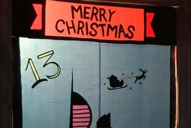 Southsea Advent Windows is returning to brighten up windows across the area in the lead-up to Christmas. Pictured: A creative effort from last year's event