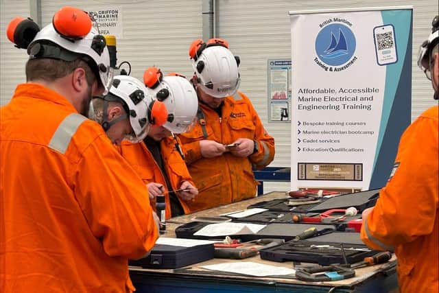 Griffon Marine team takes part in specialist training