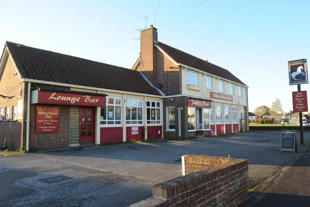 The attack happened at the White Horse Inn in Nobes Avenue, Gosport. Picture: Sarah Standing (123944-6665)