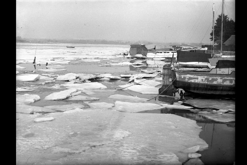 Big freeze 1963 at Chichester