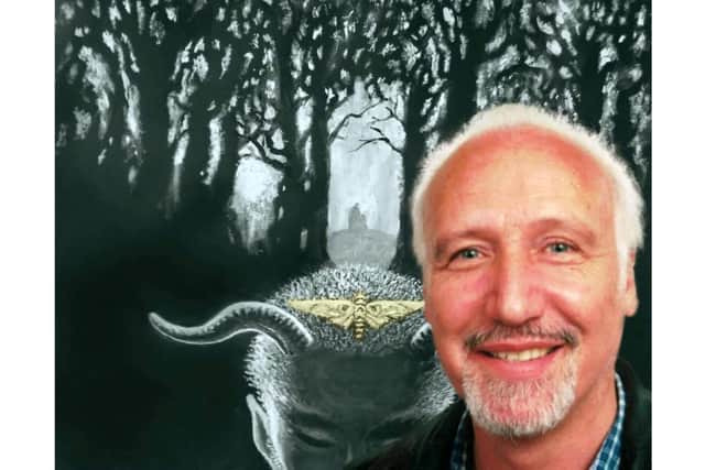 Ron Weighell and Book Cover illustration