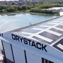 The new solar panels installed at Trafalgar Wharf.