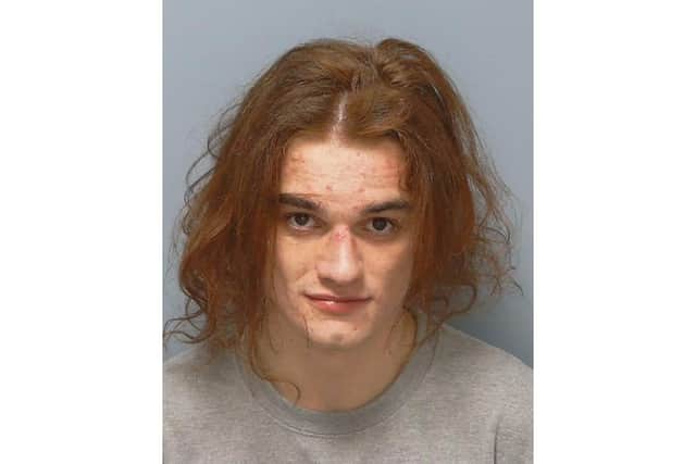 A man who armed himself with a pair of scissors and a knife in incidents in Locks Heath and Southampton has been jailed.
Jacob Willoughby, 22, was part of a group of people involved in breaking into a car in Curlew Road, Whiteley, late on December 18 Picture: Hampshire police