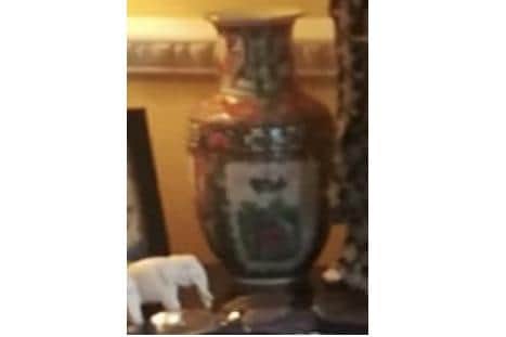 Pictured: The ornate vase stolen from a property on Hayling Island. Photo: Hampshire Constabulary