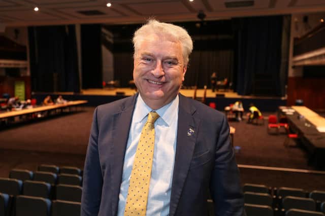 Councillor Gerald Vernon-Jackson leader of Portsmouth City Council pictured at the election count on May 8, 2021.

Picture: Stuart Martin (220421-7042)