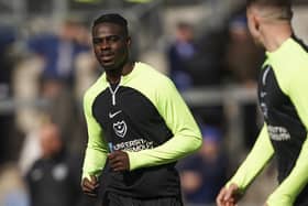 Jay Mingi, who travelled with Pompey's squad to Bristol Rovers on Saturday, will make his injury return against Bournemouth in the Hampshire Senior Cup. Picture: Jason Brown/ProSportsImages