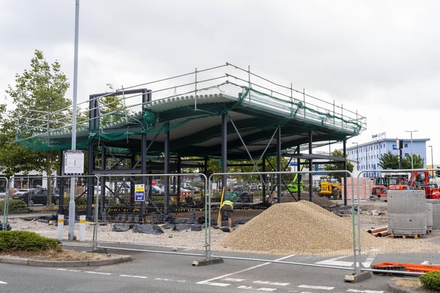 Costa building works at The Pompey Centre Retail Park. Picture: Matthew Clark