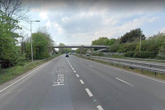 A27 at Havant bypass. Picture: Google Street View.