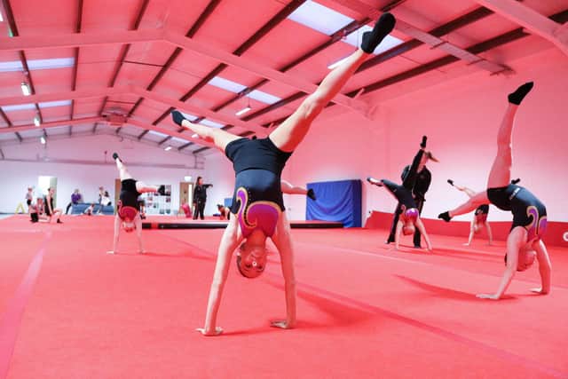 Training session at Suki Gymnastics Club.
Picture: Chris Moorhouse