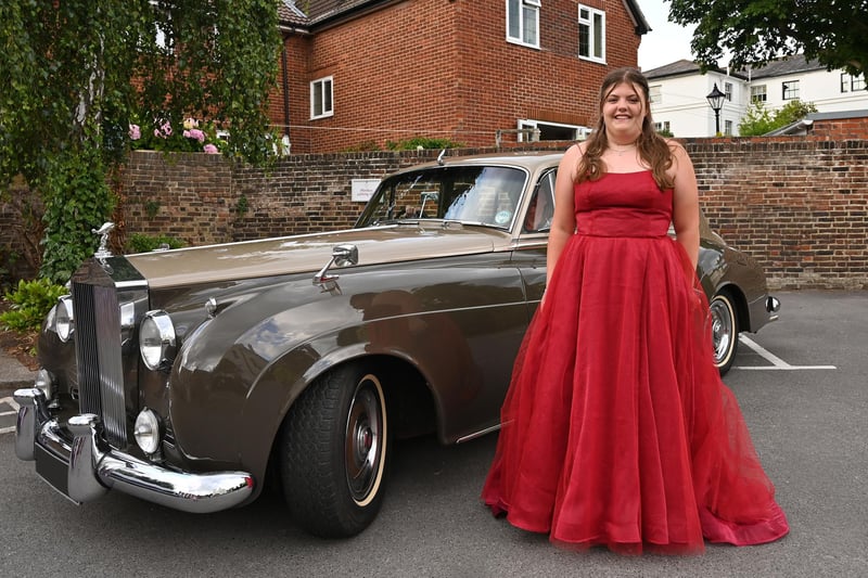 Portsmouth High School GDST has celebrated its prom this year and everyone was suited and booted in their finest clothes. 
Pictured: Lucy Owen
