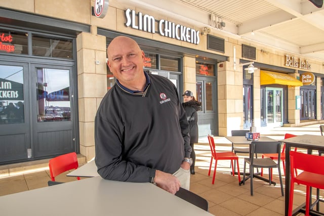 New restaurant, Slim Chickens has opened in Gunwharf Quays, Portsmouth on 26th January 2024
Pictured: CEO and Founder Tom Gordon at Slim Chickens at Gunwharf Quays, Portsmouth
Picture: Habibur Rahman