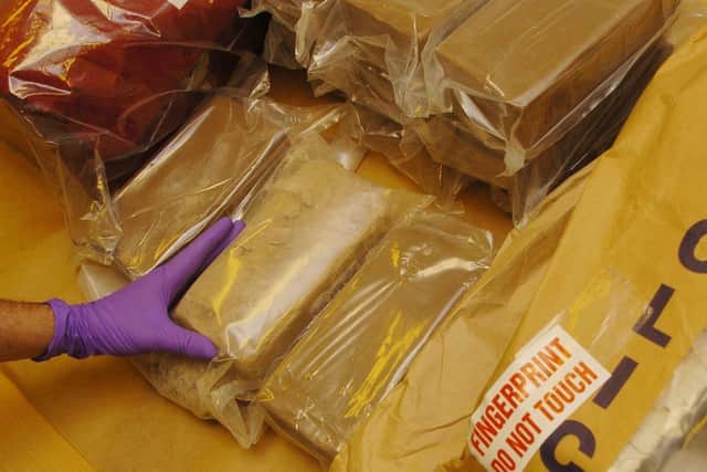 There were fewer drug seizures by police in Hampshire last year