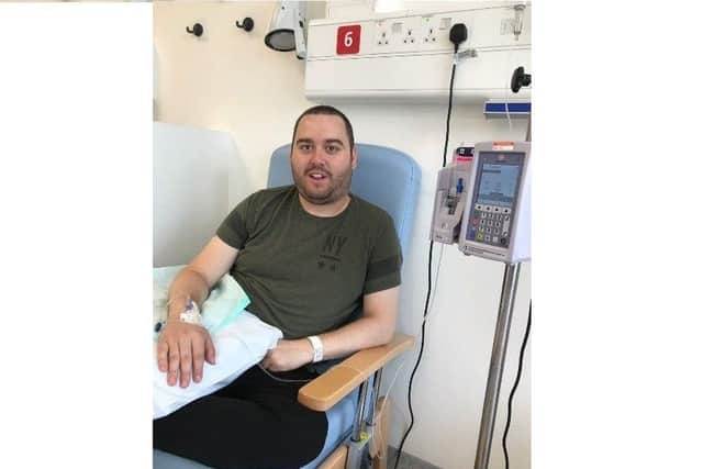 Josh Eaton, from Portsmouth, who surivied Hodgkin lymphoma
